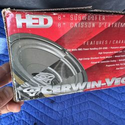 8” Sub And 6.5” Speakers New! 