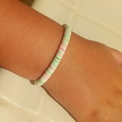 Jetts Spring Garden Clay Bead Bracelet