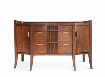 Solid Wood Buffet Cabinet / Sideboard Console – 68” Modern Rustic Storage