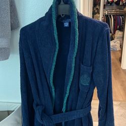 Men’s Charter Club Navy Terry Robe 