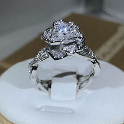 NEW 925 ROSE RING 