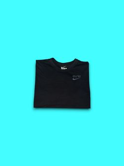 Nike Elite Dri-Fit Shirt Men's Size XL Black Short Sleeve Athletic Logo