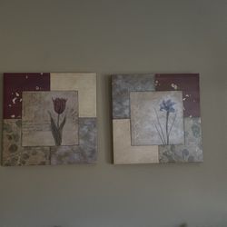 Set Of Two Botanical Prints 