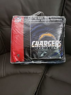 Chargers NFL Extra Plush King Size Blanket