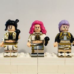 KPop Demon Hunters Minifigures Glamor Outfits | New Custom LEGO Compatible Toys