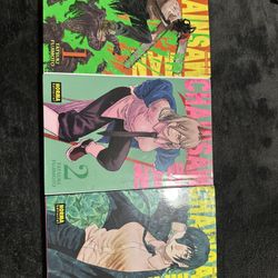 Chainsaw Man Manga, Vol 1,2,3  Versión Español