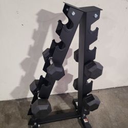 dumbells Weights with rack
