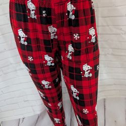 Munki Munki Christmas Snoopy PJ Women's Size M 