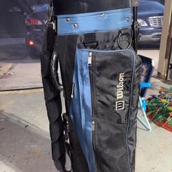Wilson Golf Bag with Complete Club Set – Excellent Condition