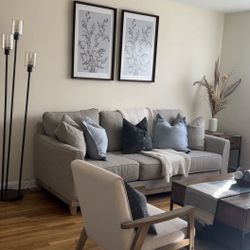Linen Sofa