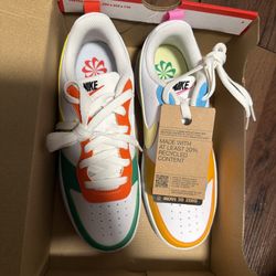 Nike Court Borough Low Recraft Big Kids' Shoes FQ8373-902 Size 6Y . Women 7.5