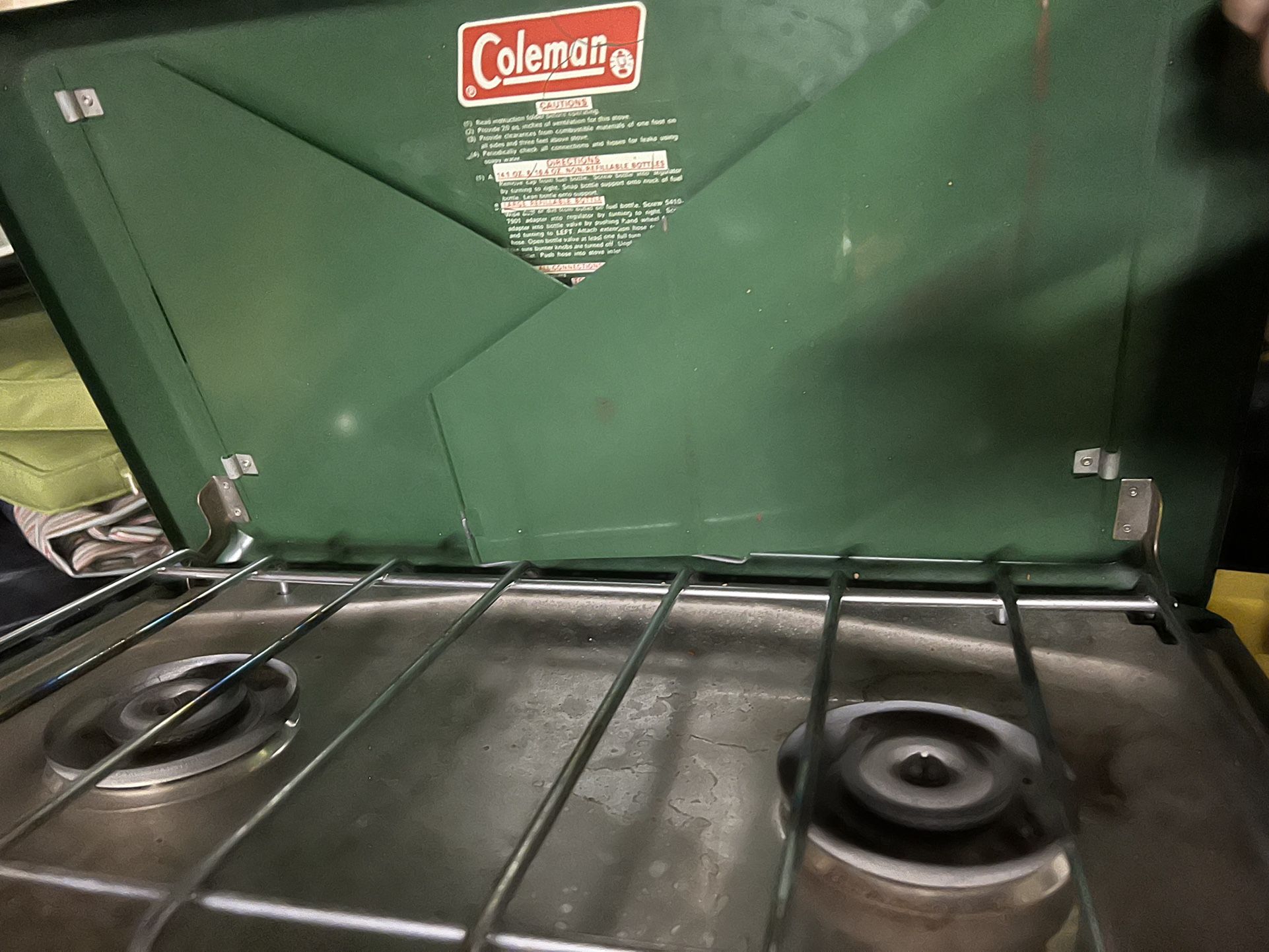 Vintage Coleman Deluxe Propane Camp Stove Burner #5410A700 Dated