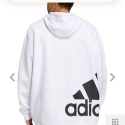 Adidas hoodie new with tags grey color