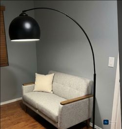 Stylish Black Arc Floor Lamp