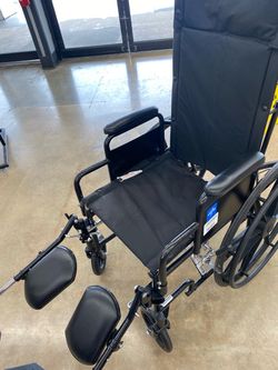 Medline Reclining Wheelchair with Leg Rests
