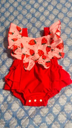 Strawberry romper
