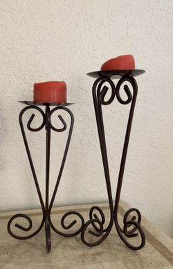 Pair Of Candle Holders