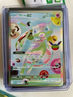Mew ex Pokémon Card 158/128 Secret Rare