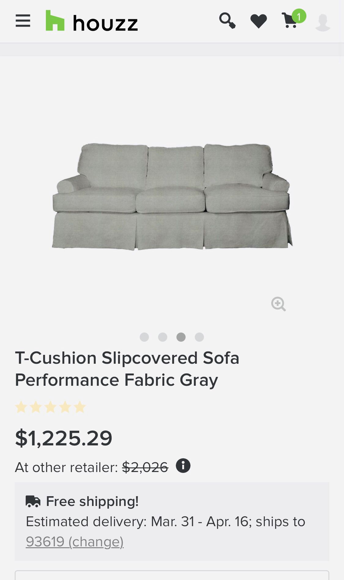 ⭐️New Light Gray Sofá Slipcover 12pc. SET. ⭐️NOW you can change your sofa like you change your pants. PICK UP BY ASHLAN AND TEMPERANCE IN CLOVIS