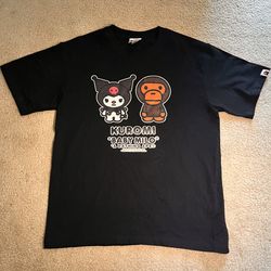 BAPE A Bathing Ape Sanrio Hello Kitty Kuromi Men’s Large Collab T Shirt