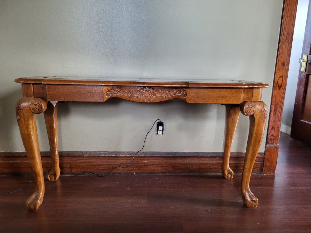 Oak and Glass Buffet