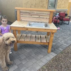 Potting Bench Planting Station Redwood, Cedar, Customized
