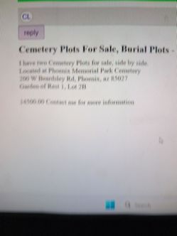 Cemetery plots, burial plots north phoenix