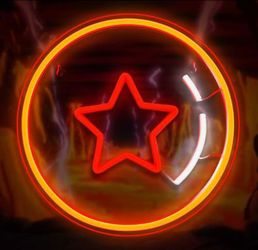 Anime wall neon light