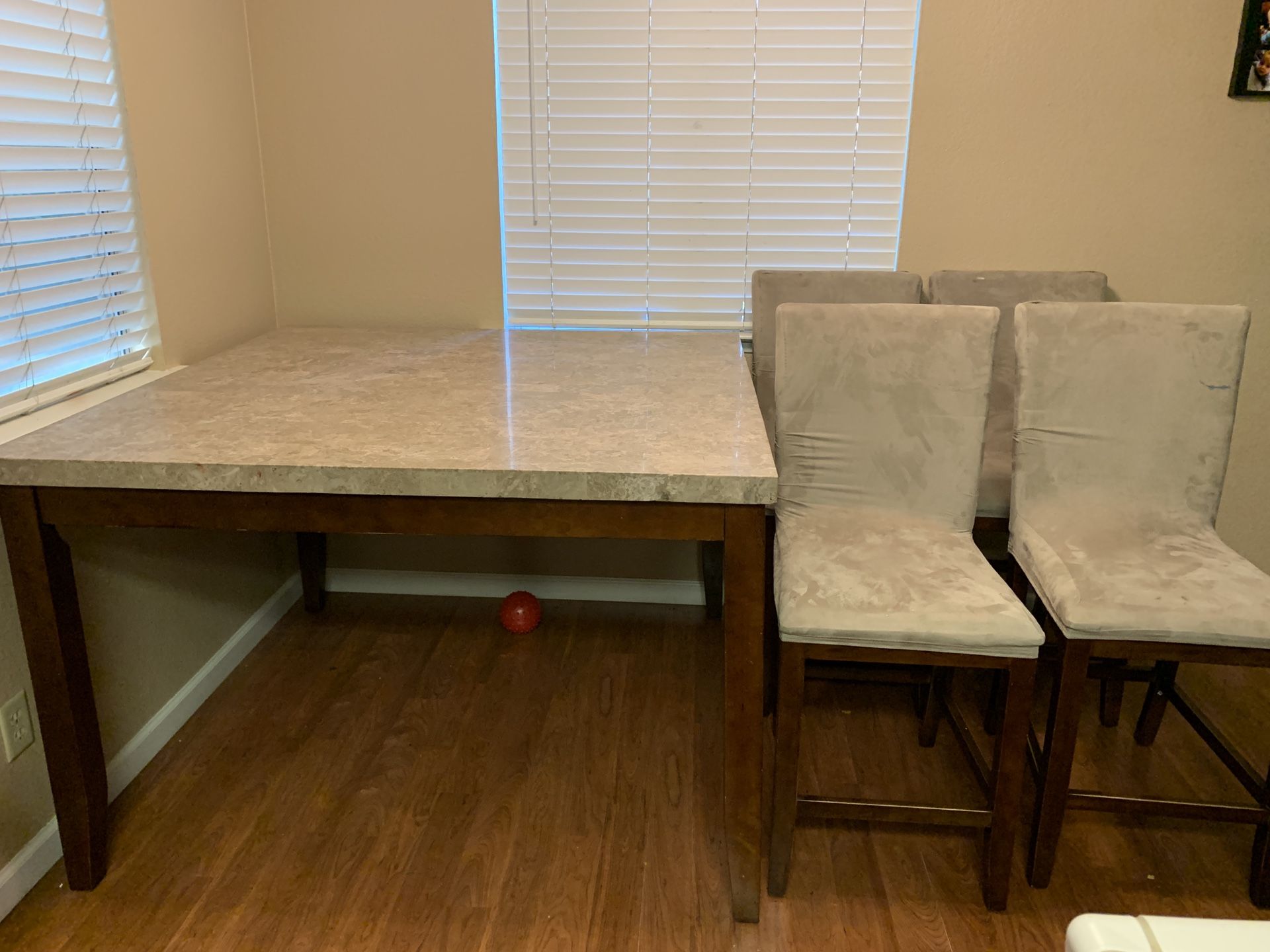 Marble Kitchen Table With 4 Chairs