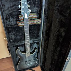 Guitar amp combo - Schecter C1 platinum and Crate amp