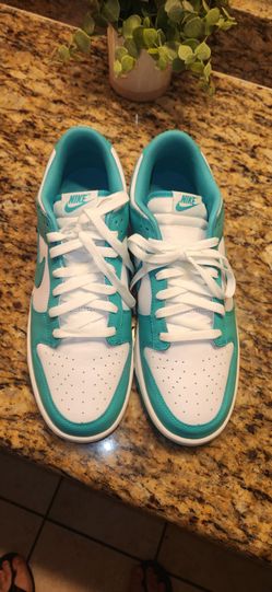 Nike Dunk Low White Teal Sneakers