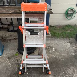 Little Giant Select Step Ladder with Wheels