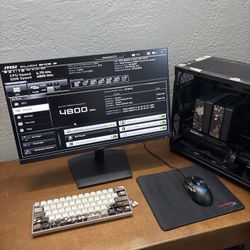 Selling my gaming PC and setup, newly built