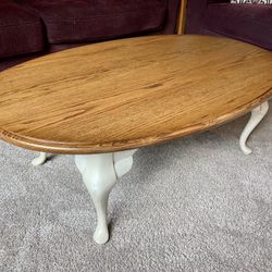 Antiqued And Refinished Coffee Table