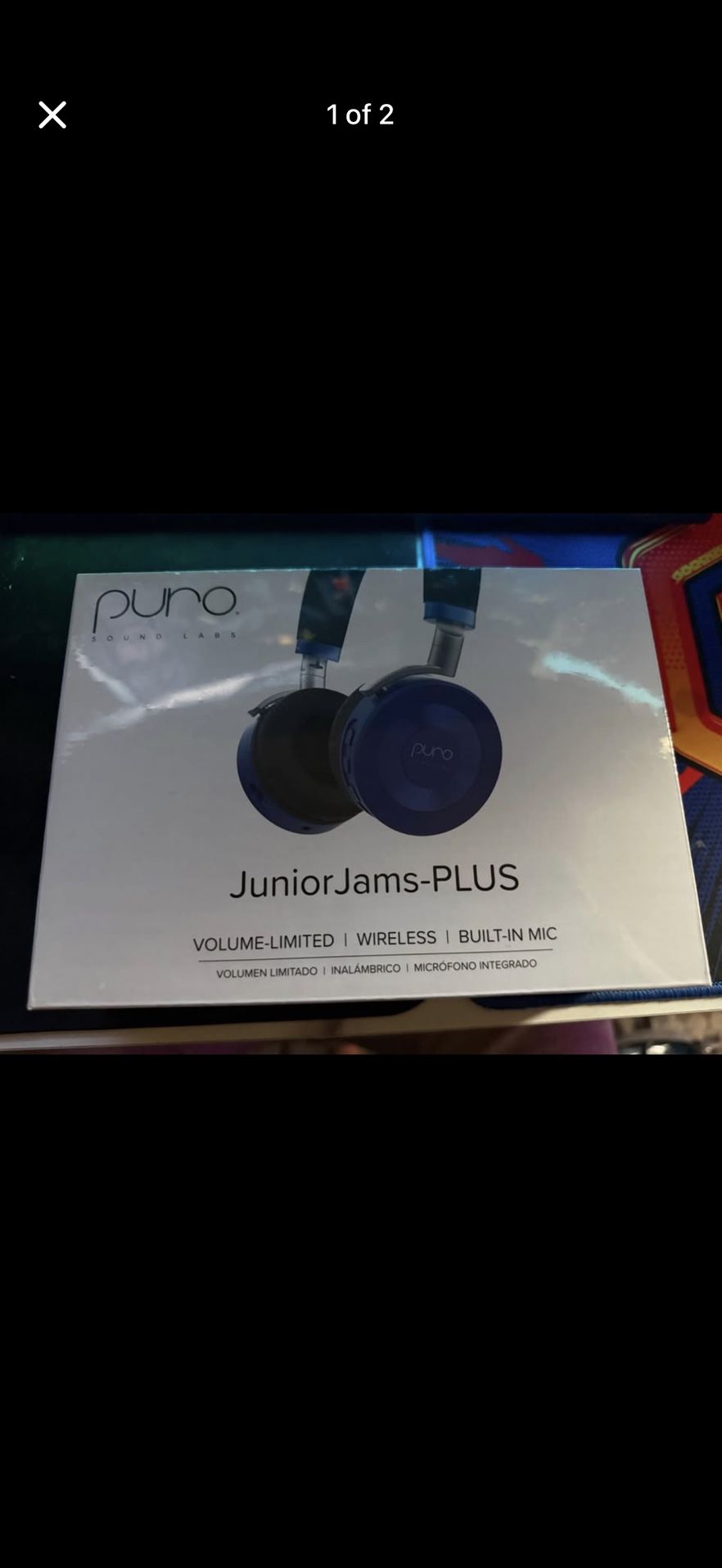 New Puro Sound Labs JuniorJam Plus Volume-Limiting Wireless Bluetooth Headphones for Kids