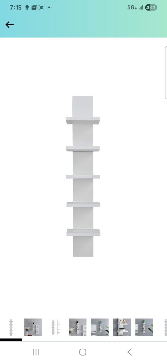 5 Tier Wall Shelf Brand New