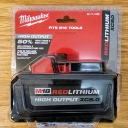 Milwaukee M18 High Output XC8.0 Battery 