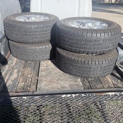 RAM 2500 18in rims with tires