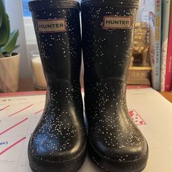Hunter toddler rain boots size 8
