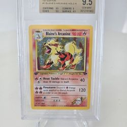 BGS 9.5 1st Edition Blaine's Arcanine
