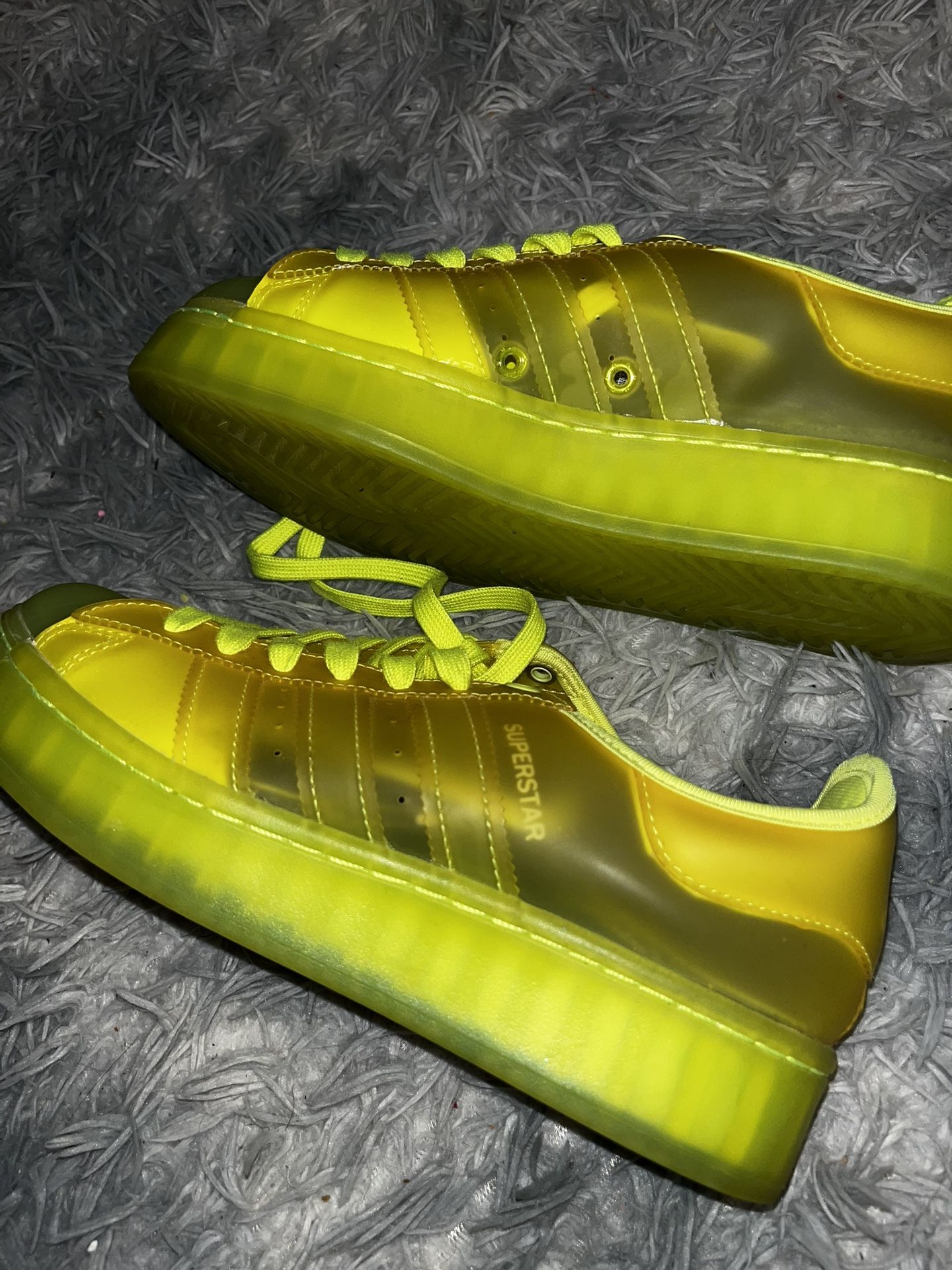 Jelly Neon green Adidas Sneakers Size