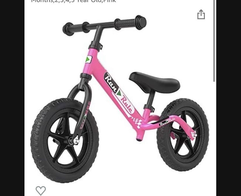 Brand New In Box Kids Balance Bike 