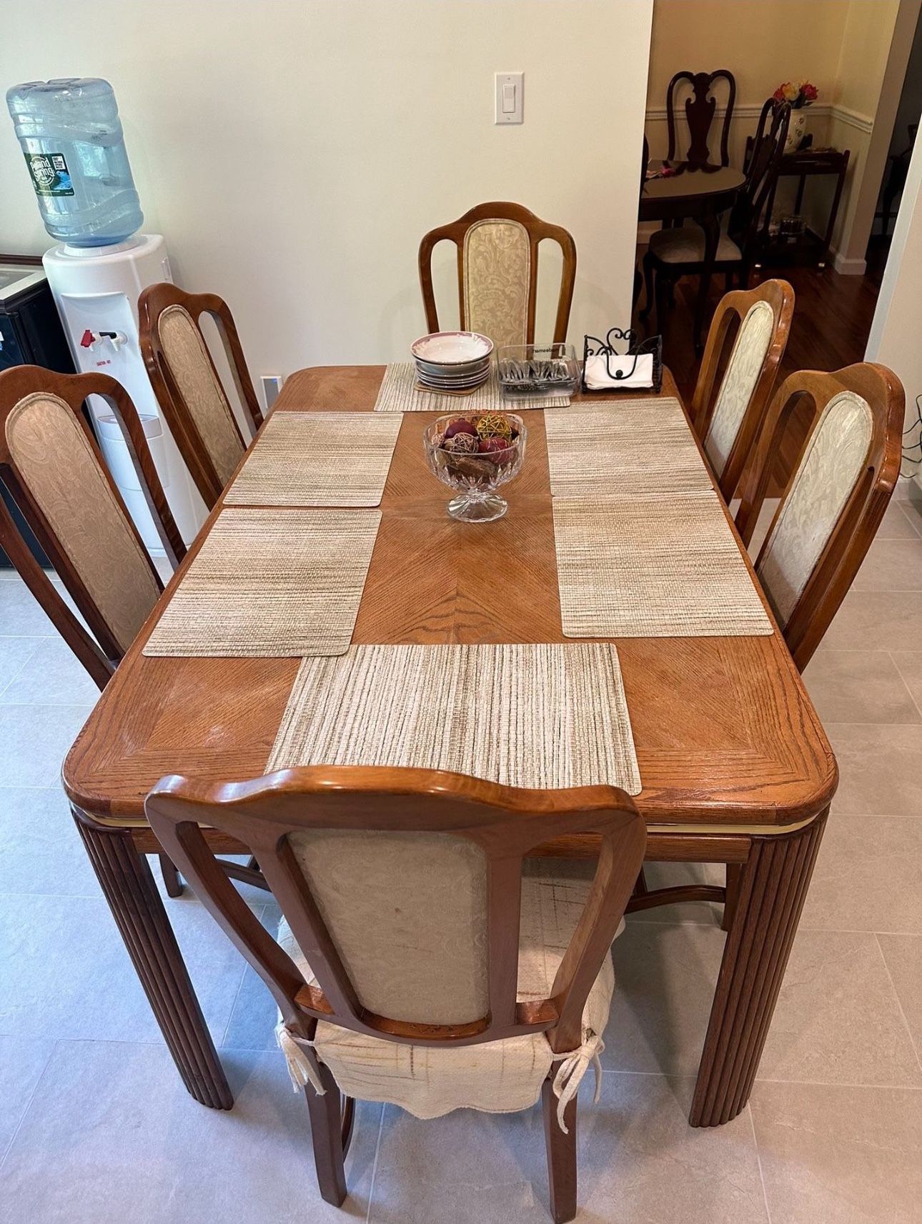 Dining Kitchen Table With 6 Chairs 
