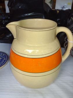 Antique Roseville  Pitcher In Pristine Condition 