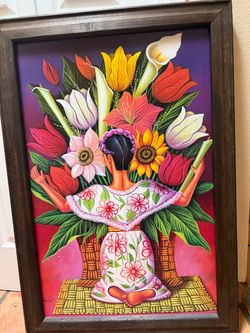 Art: Flower Seller (Made in Mexico)