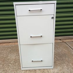 Three Drawer File Cabinet 