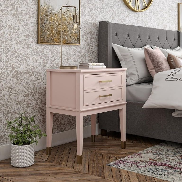 Pink Nightstands - Set Of 2