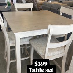 5pc Table Set  For Only $399
