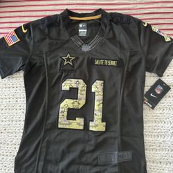 NFL Nike Dallas Cowboys Elliot Jersey - Salute To Service 