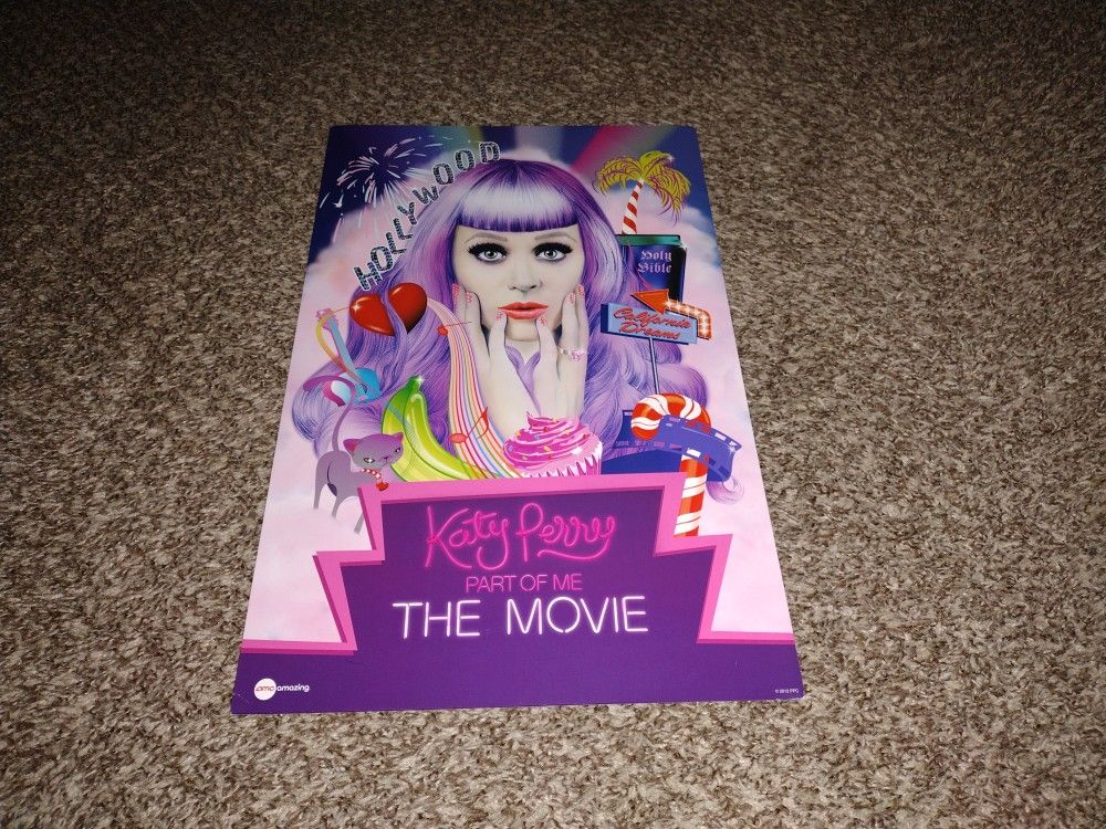 Katy Perry Part of Me "B" 11x17 Inch Movie Poster